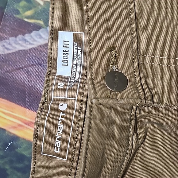Carhartt Loose Fit Shorts High Rise Size 14 NWT - Picture 2 of 6